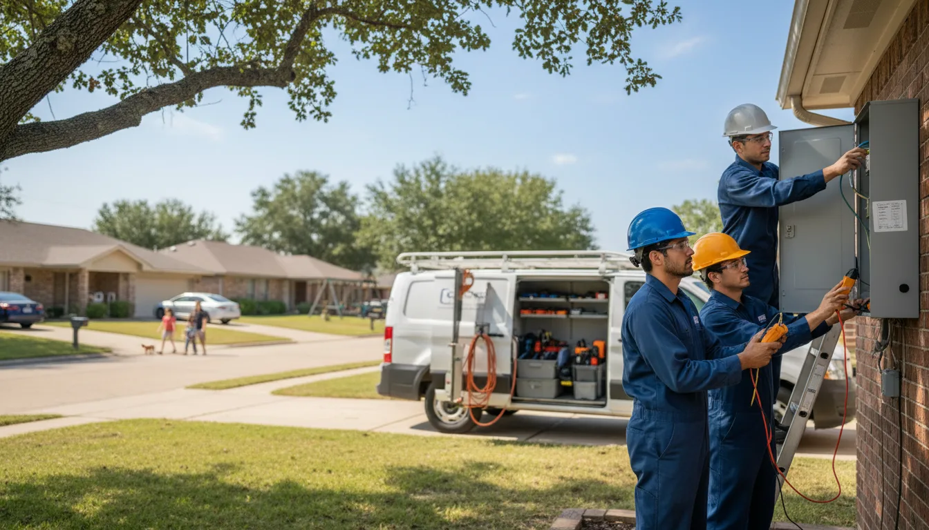 Certified electrician providing emergency electrical services in Manitou, OK